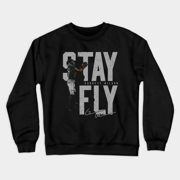 Garrett Wilson New York J Stay Fly Crewneck Sweatshirt by ClarityMacaws